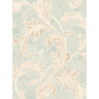 Seabrook Designs HE50202 Heritage Acrylic Coated Scrolls-leaf and ironwork Wallpaper